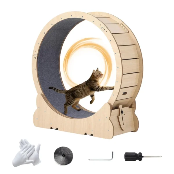 43.3" Large Cat Running Wheel 14.4w" Tread,