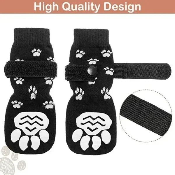 Anti-Slip Dog Socks Control Wear on Floor