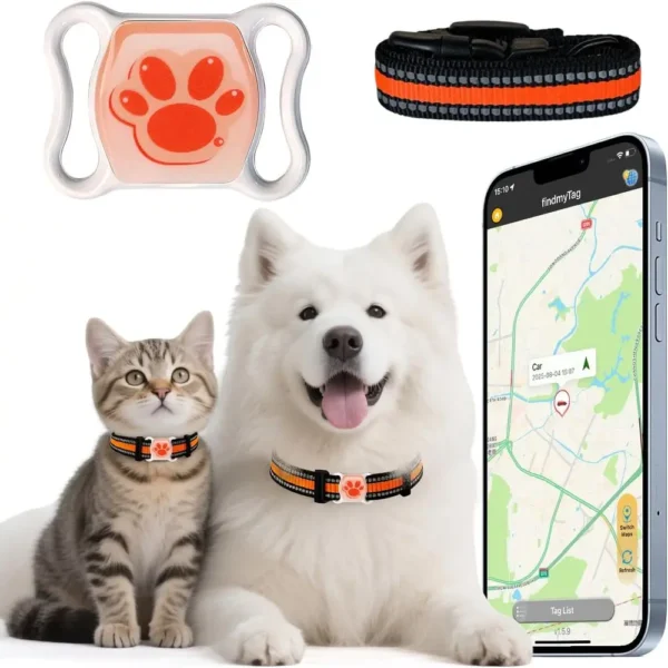 GPS Real-Time Pet Tracker w/APP iOS/Android