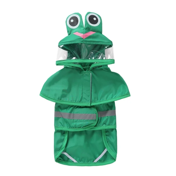 Cute Hooded Character Animal Raincoats all size Dogs